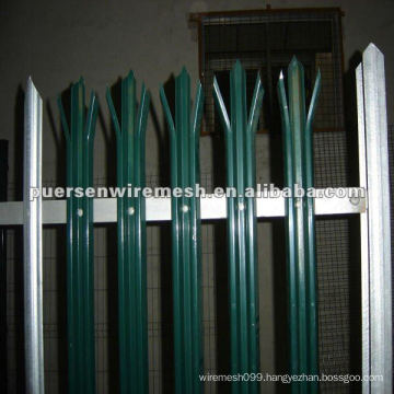 High Quality D or W Pales Palisade Fence PVC Manufacturing